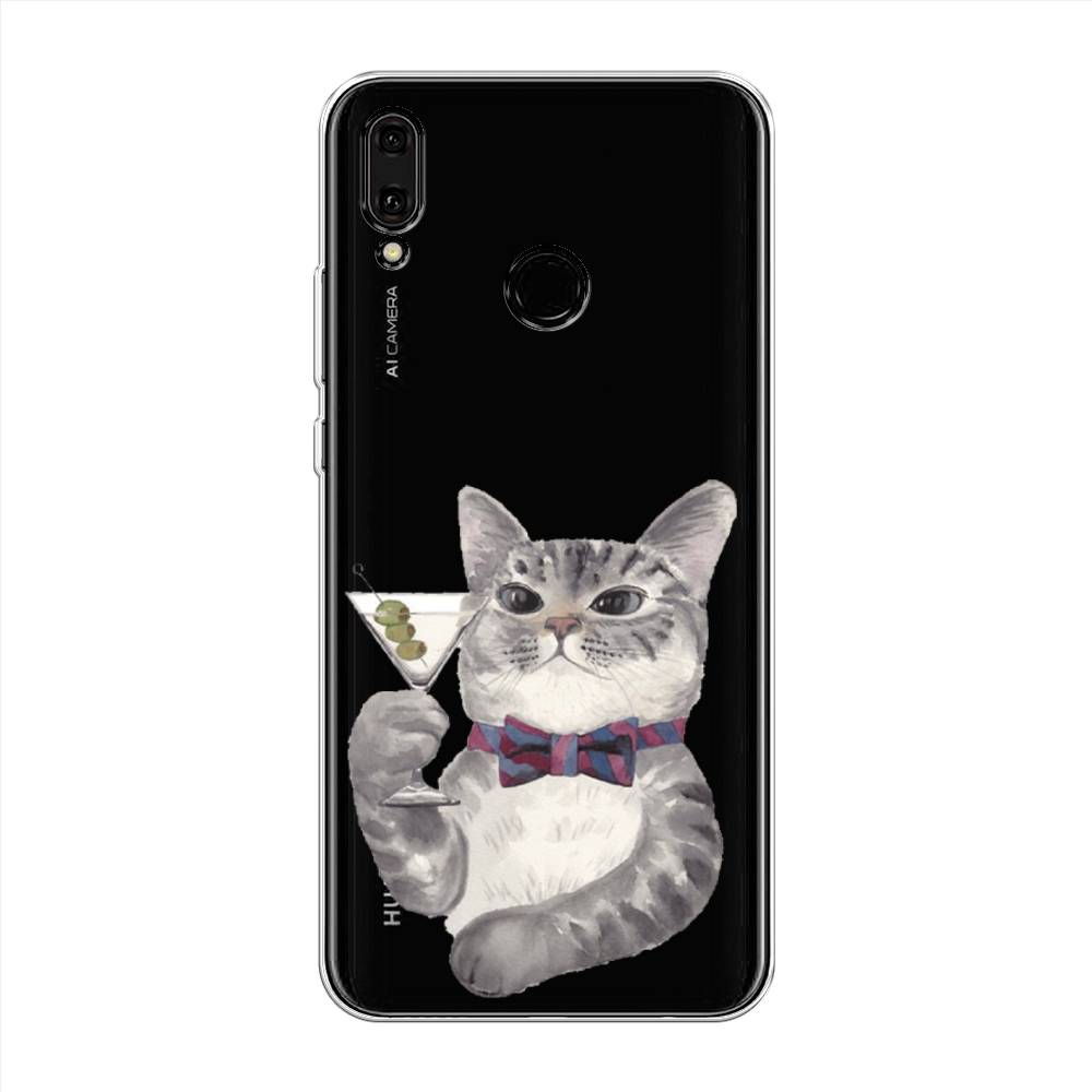 

Чехол Awog "Кот джентльмен" для Huawei Y9 2019