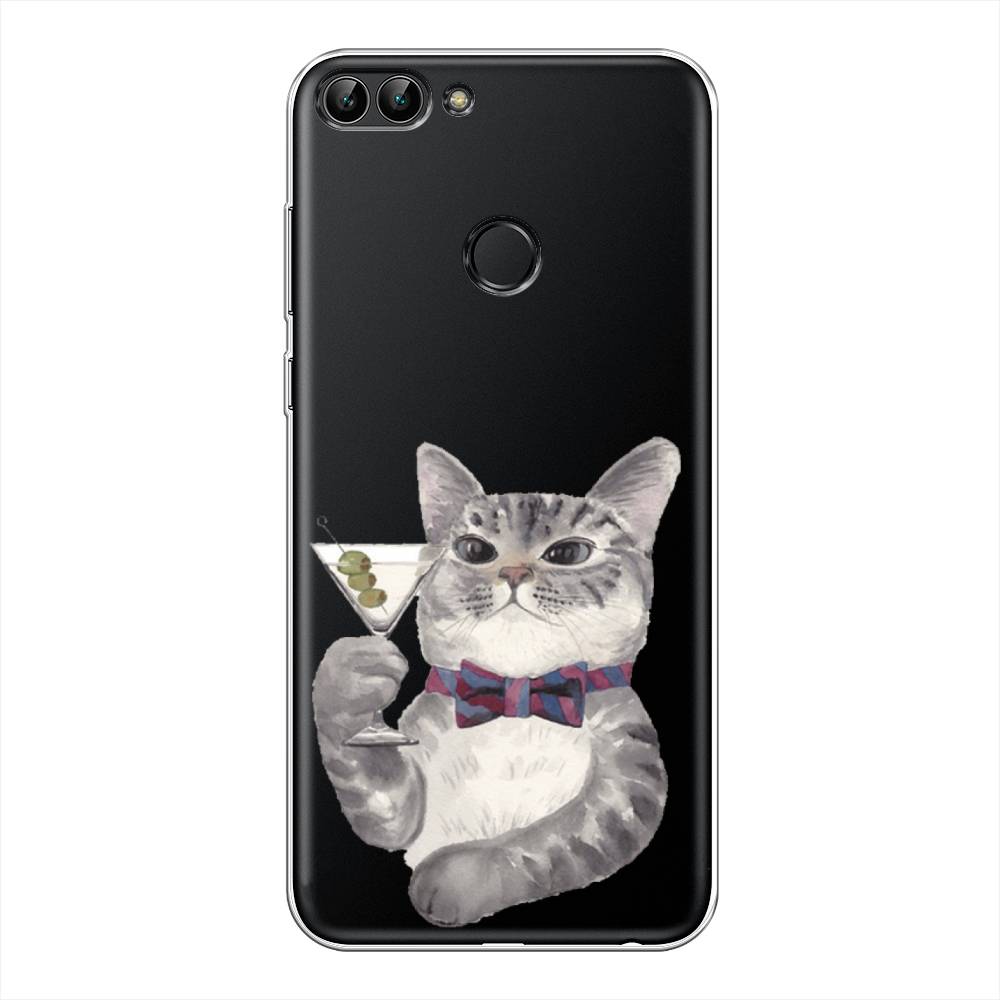 

Чехол Awog "Кот джентльмен" для Huawei Y9 2018