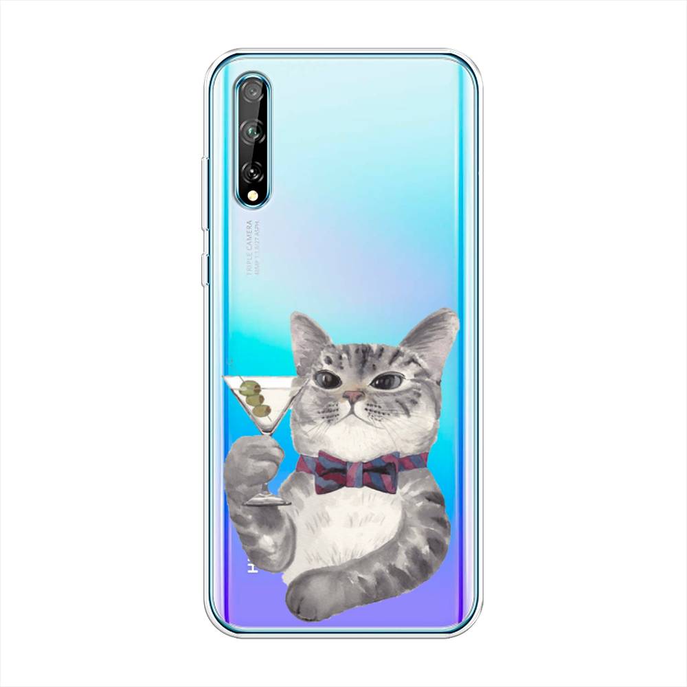 

Чехол Awog "Кот джентльмен" для Huawei Y8p