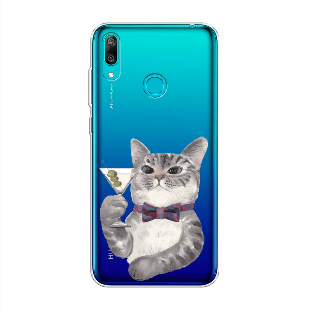 

Чехол Awog "Кот джентльмен" для Huawei Y7 2019