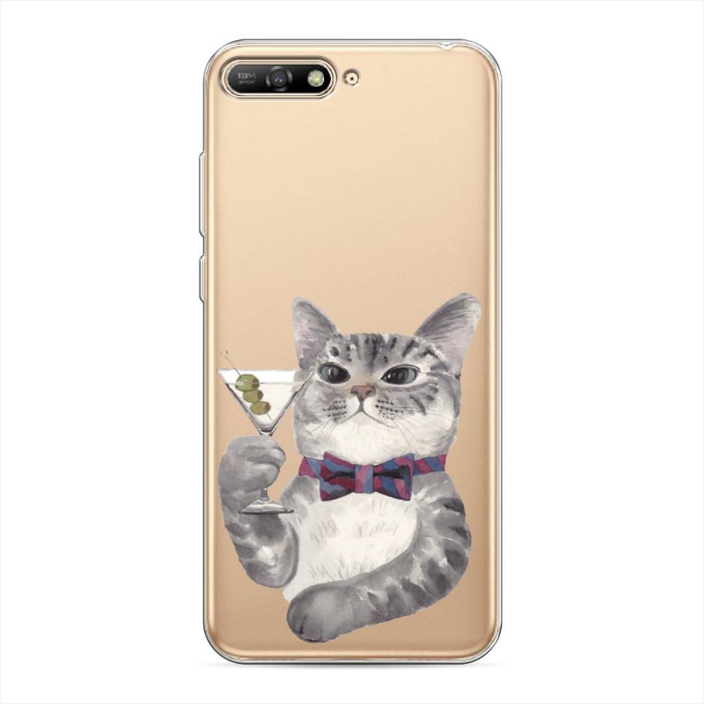 

Чехол Awog "Кот джентльмен" для Huawei Y6 2018