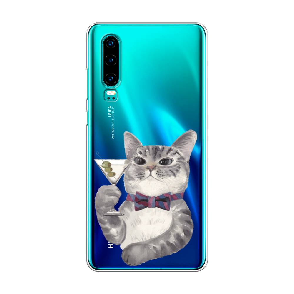 

Чехол Awog "Кот джентльмен" для Huawei P30