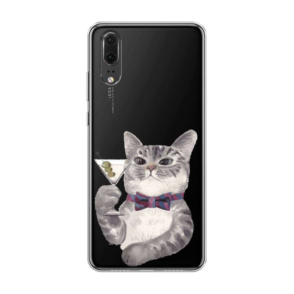 

Чехол Awog "Кот джентльмен" для Huawei P20