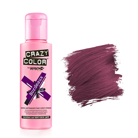 Краска для волос Crazy Color 51 Bordeaux Бордовый 100 мл