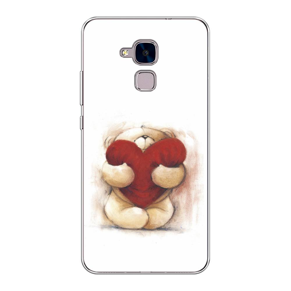 

Чехол Awog на Honor 5C "Мишка с сердцем 1", Разноцветный, 60450-6