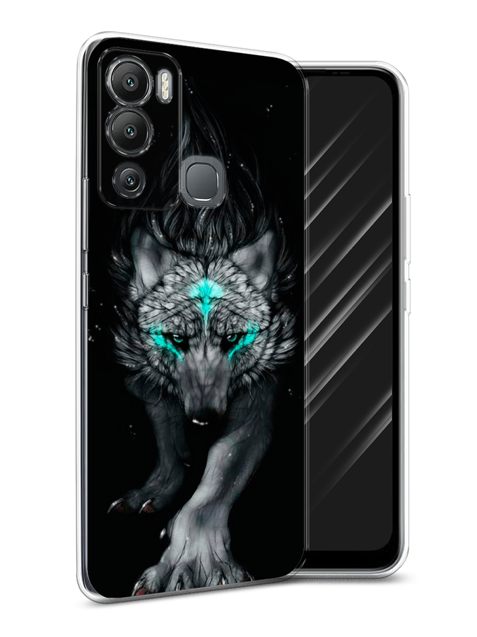 

Чехол Awog на Infinix Hot 12i "Волшебный волк", Разноцветный, 3101250-2