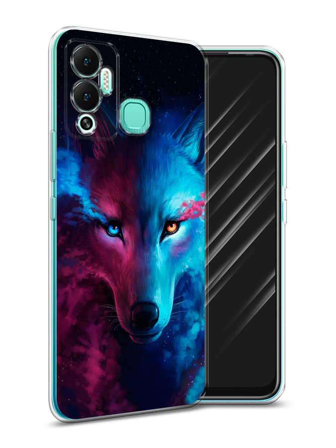 

Чехол Awog на Infinix Hot 12 Play "Волшебный волк", Разноцветный, 3101750-1