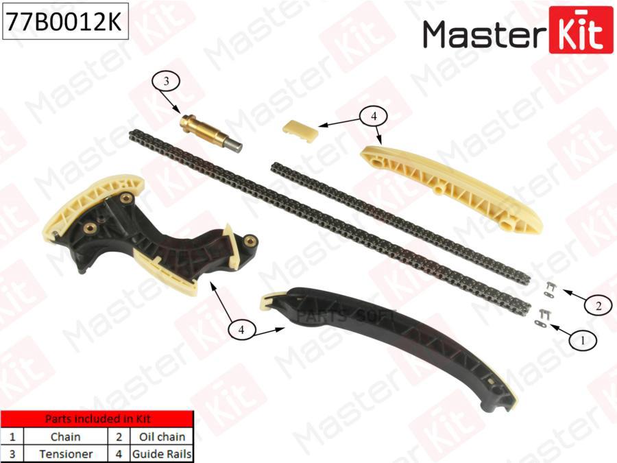 

Комплект Цепи Грм (Без Звездочек) Master Kit 77B0012K