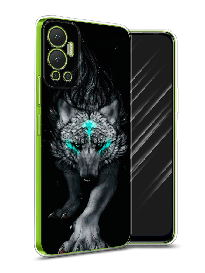 

Чехол Awog на Infinix Hot 12 "Волшебный волк", Разноцветный, 3101350-2