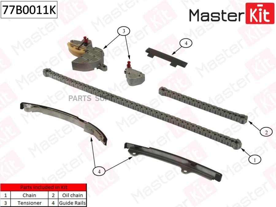 

Комплект Цепи Грм (Без Звездочек) Master Kit 77B0011K