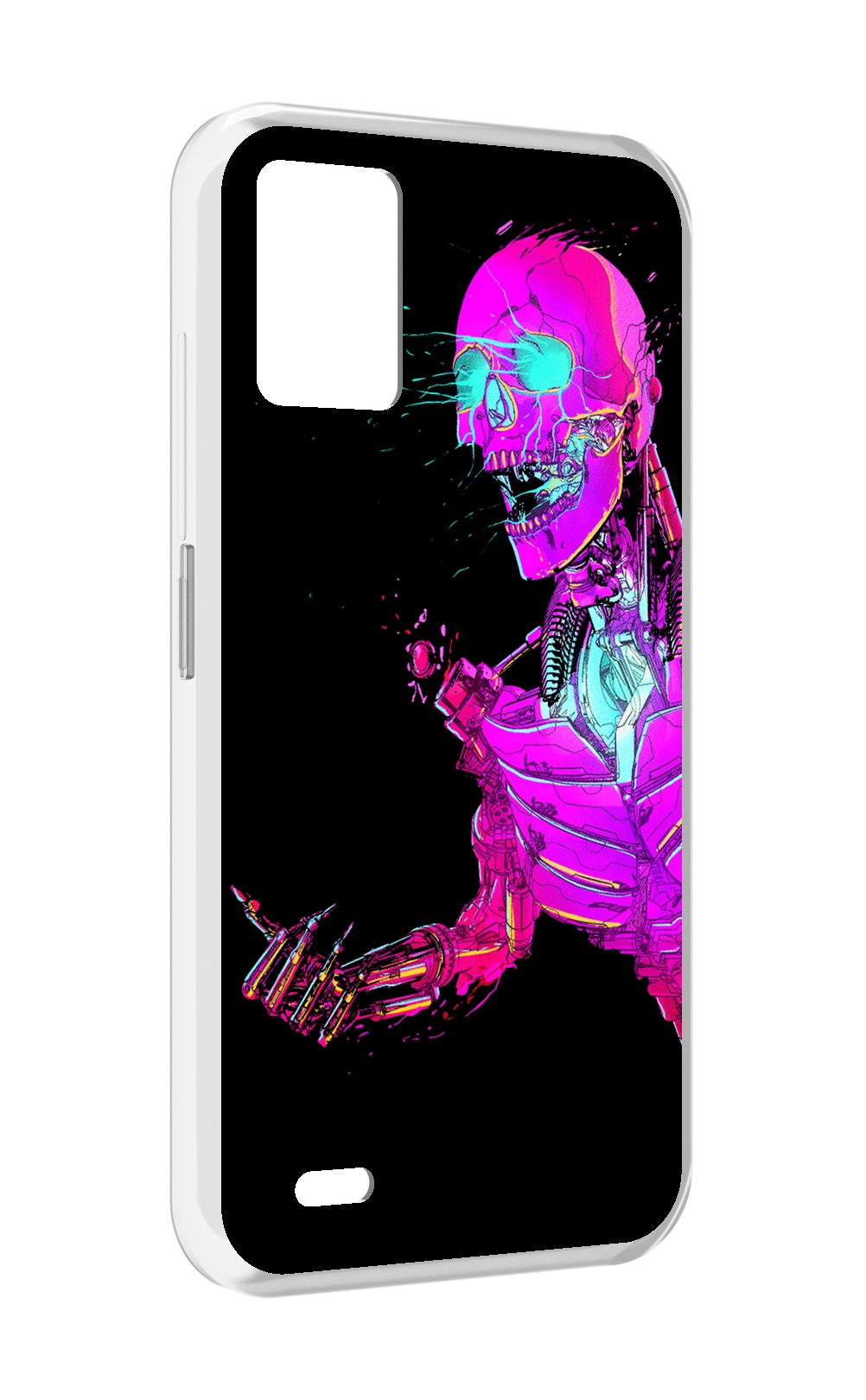 

Чехол MyPads скелет-робот-фиолетовый для UMIDIGI Bison 1, Прозрачный, Tocco