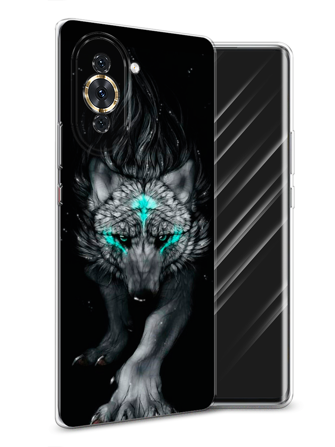 

Чехол Awog на Huawei Nova 10 "Волшебный волк", Разноцветный, 6108950-2