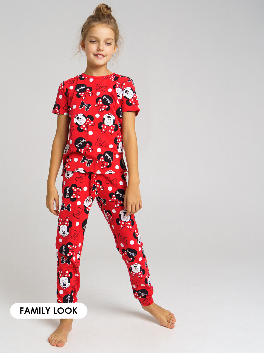 

Пижама PlayToday family look детская, красный, 170, 42141026