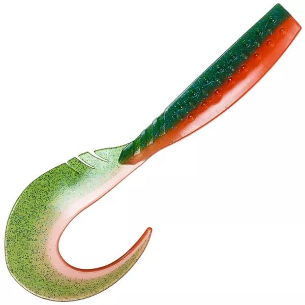 

Приманка Frapp Funky Grub 10 #PAL11 25,4см. 1шт., Зеленый;красный, Funky Grub