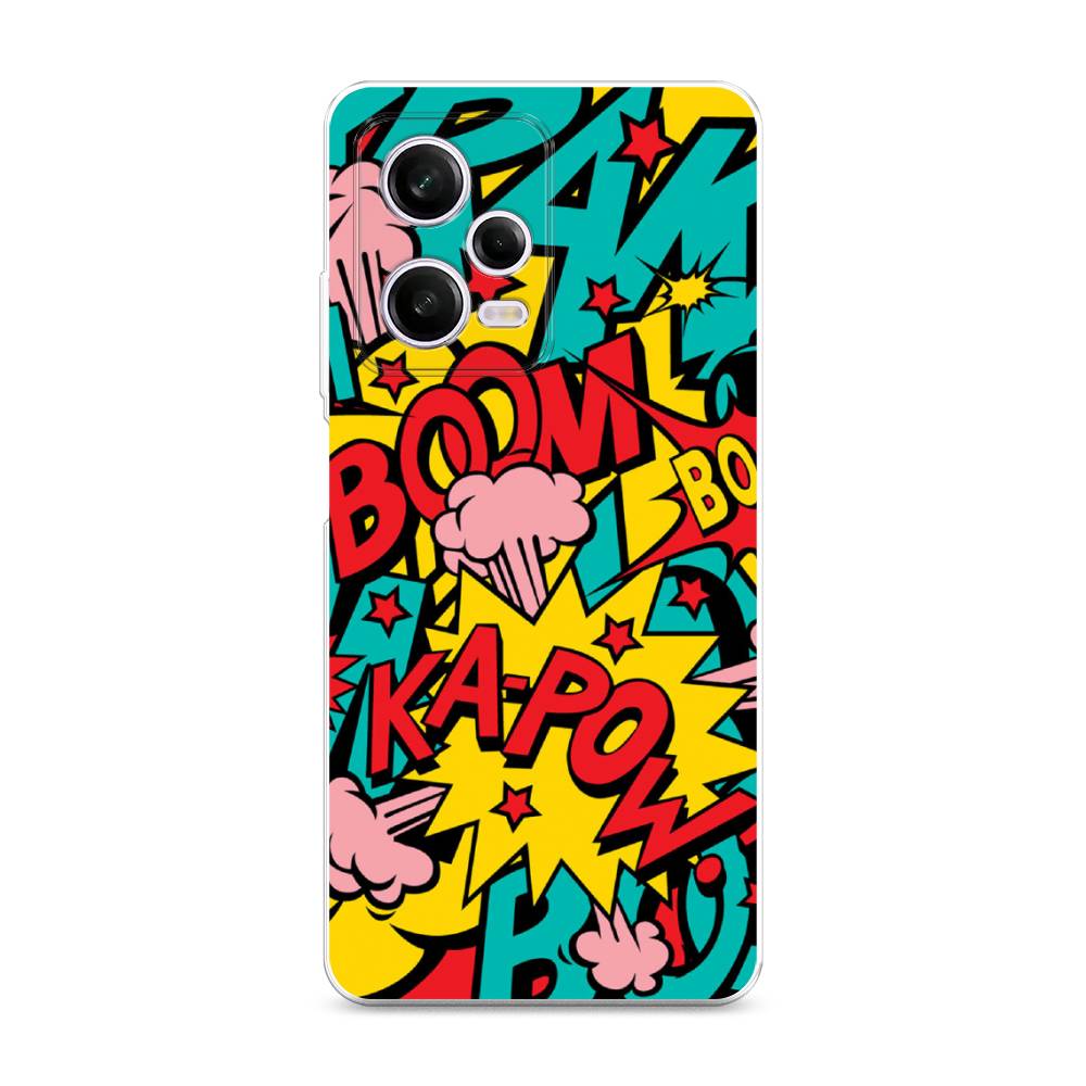 фото Чехол awog для xiaomi redmi note 12 pro "постер pop art"