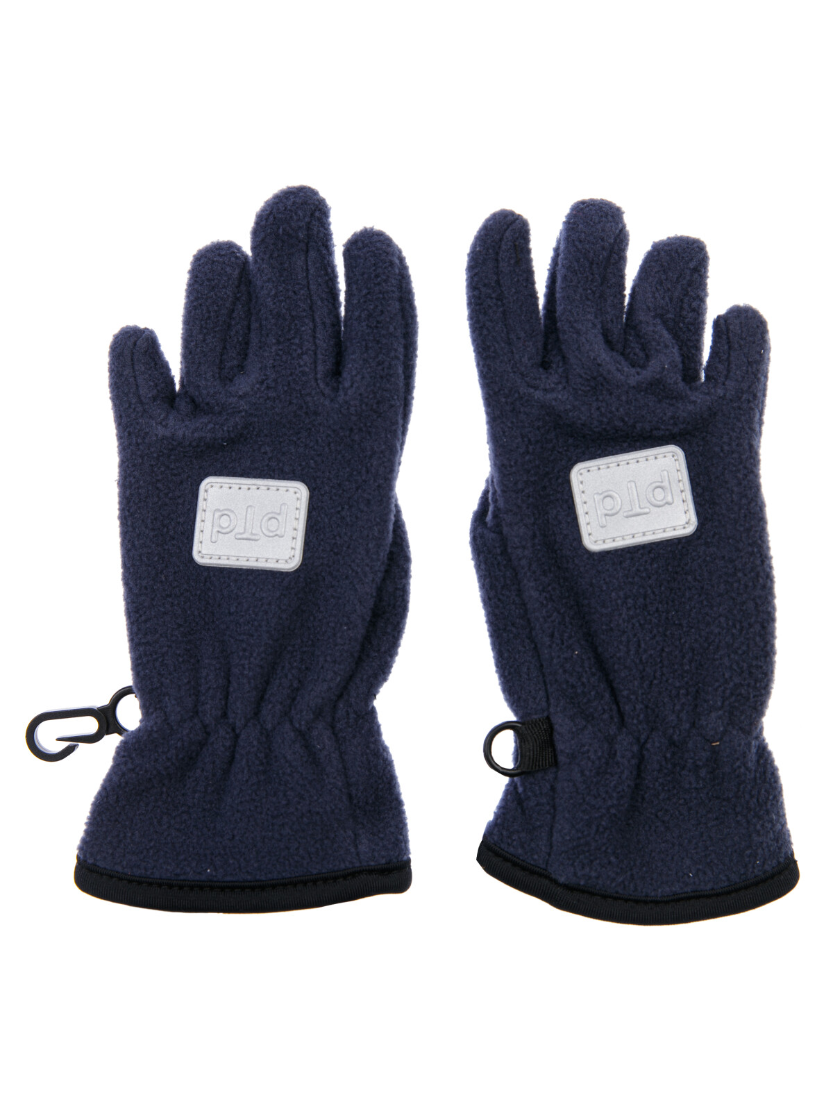 Перчатки трикотажные для мальчиков PlayToday, тёмно-синий, 15 (122-128 см)