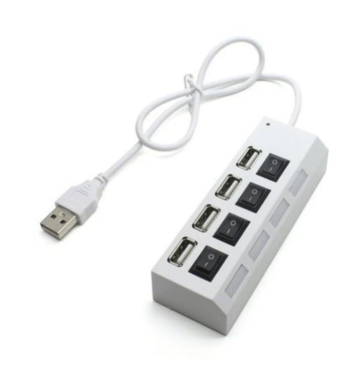 Разветвитель для компьютера XPX HUB4 (M4_USB_HUB_белый_4)