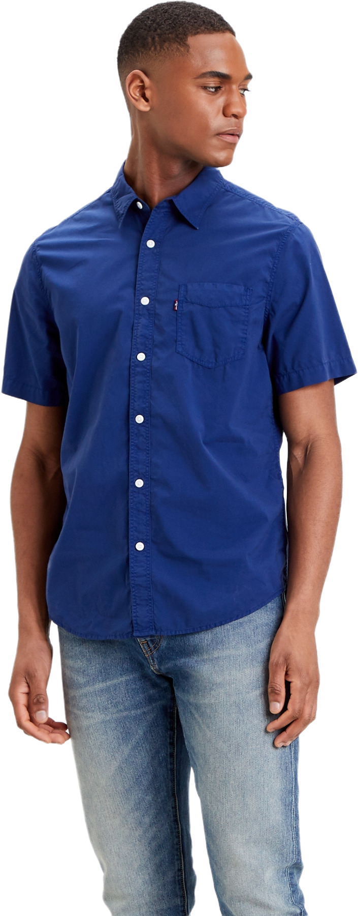 

Рубашка мужская Levi's 86624-0012 синяя 2XL, 86624-0012