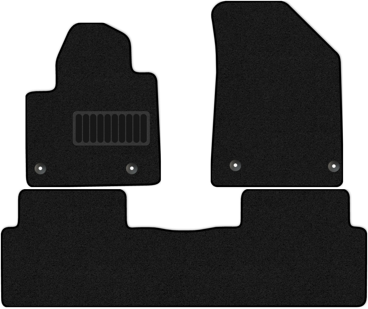 фото Коврики allmone "classic" для citroen c5 ii (rw) (2008 - 2016), черные, 3 шт. ситроен с5
