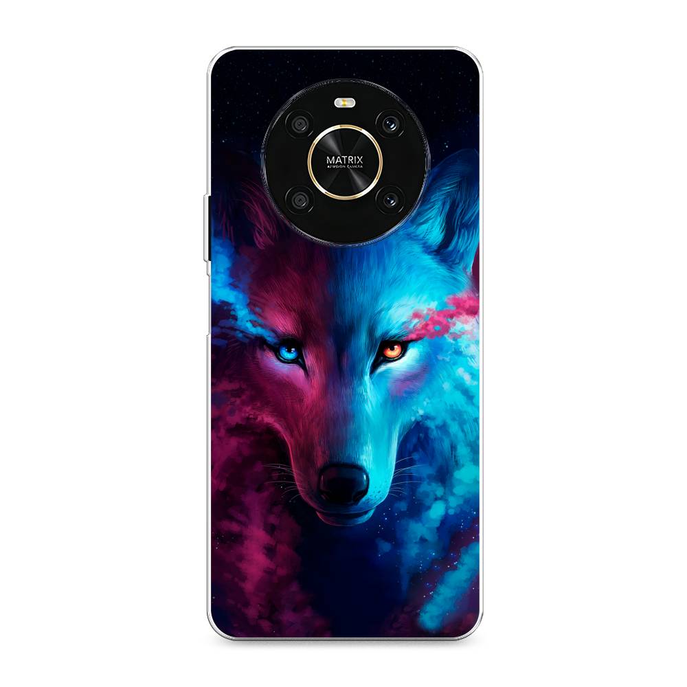 фото Силиконовый чехол "волшебный волк" на honor x9 awog