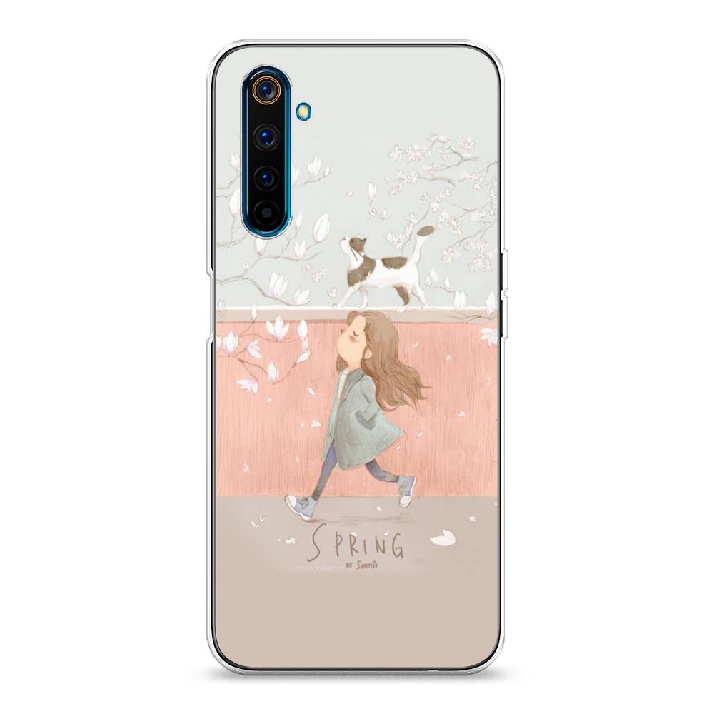 

Чехол Awog на Realme 6 Pro "Девочка-весна", Разноцветный, 252850-7