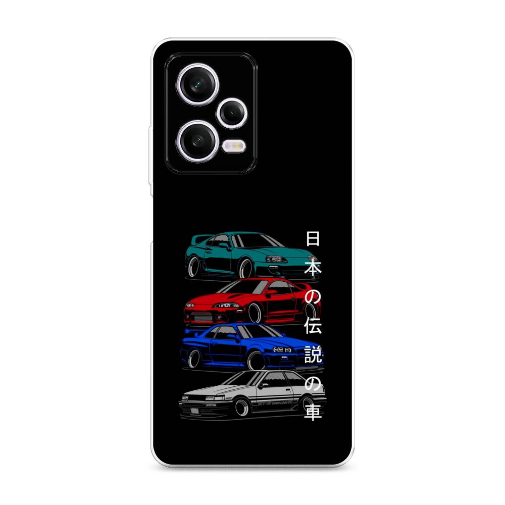 фото Чехол awog для xiaomi redmi note 12 pro "jdm legend cars"