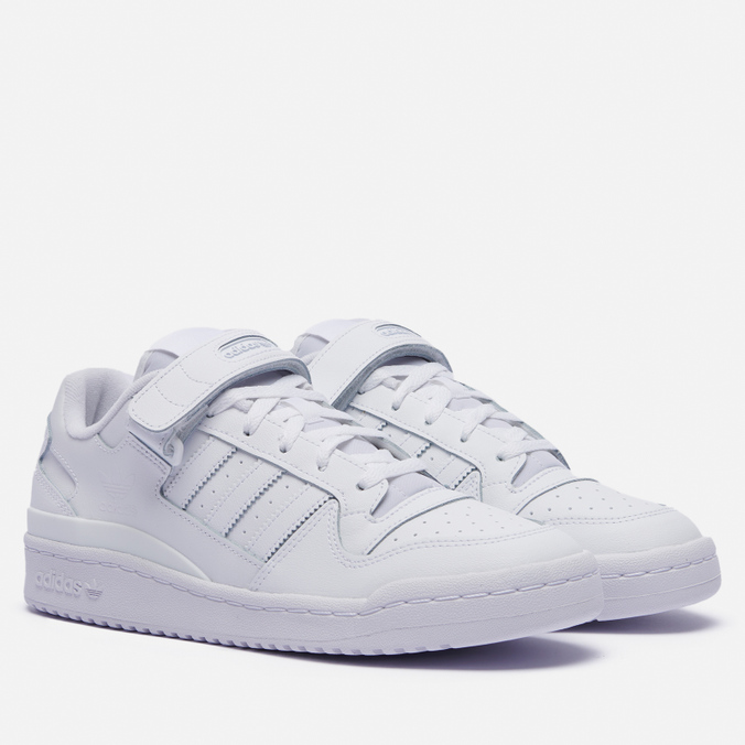 фото Кроссовки мужские adidas forum low белые 44 eu