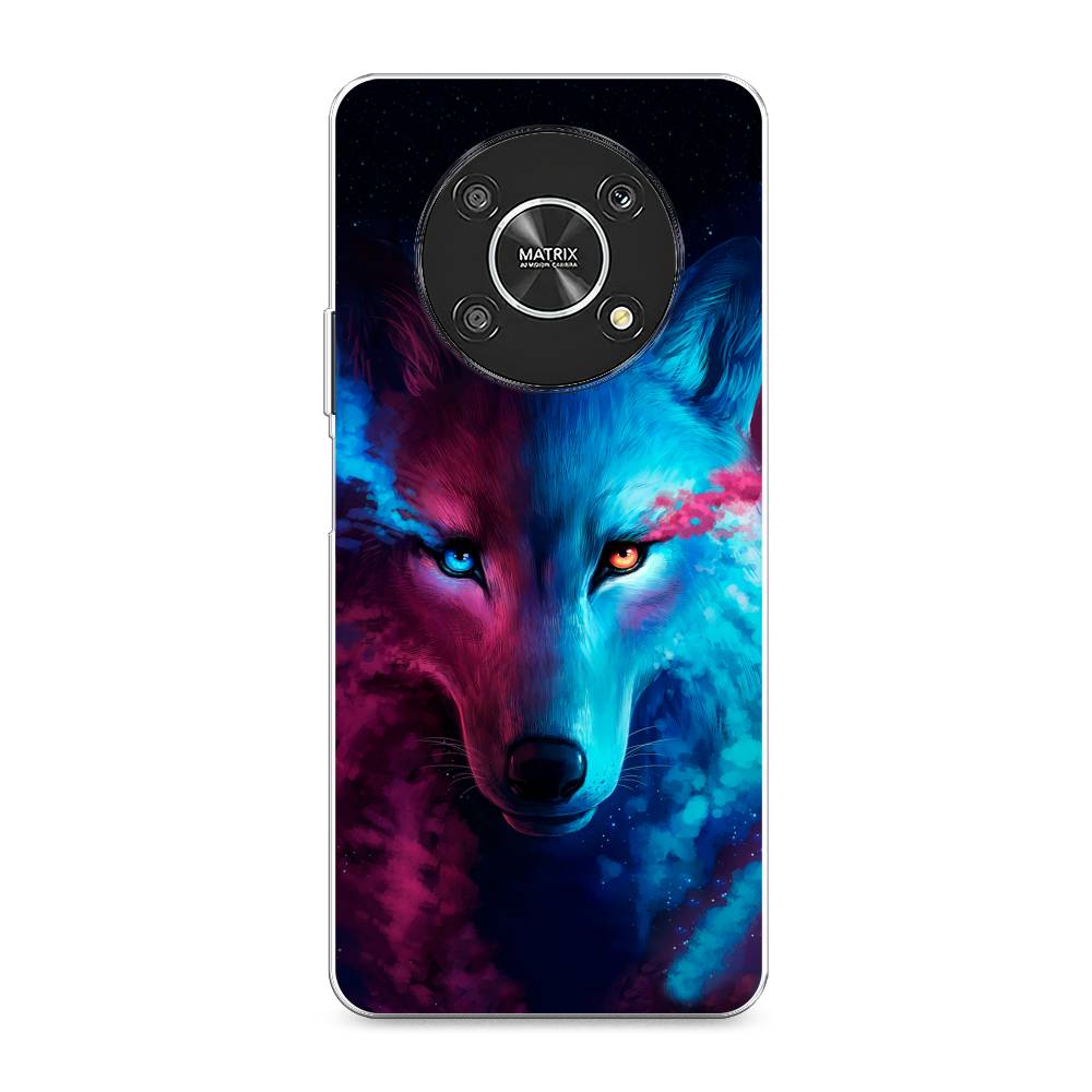 

Чехол Awog на Honor X9 4G/Magic4 Lite 4G "Волшебный волк", Разноцветный, 6108650-1