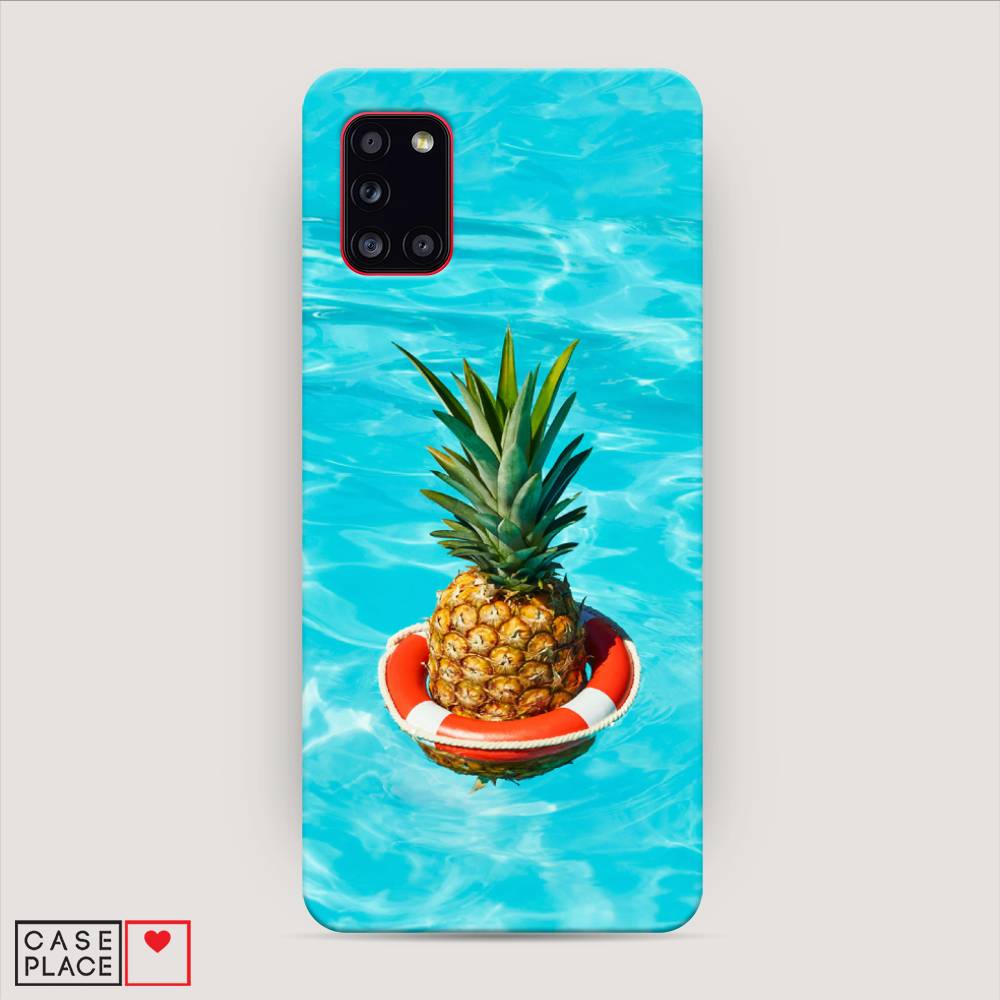 

Пластиковый чехол "Ананас в бассейне" на Samsung Galaxy A31, 2100320-7