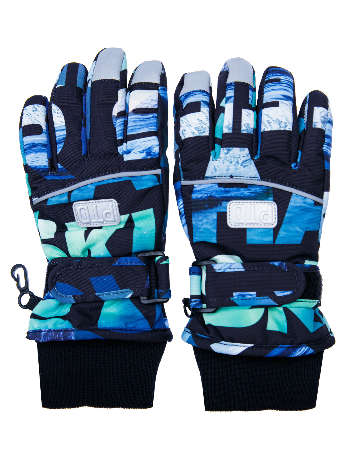 

Перчатки текстильные для мальчиков PlayToday, черный,цветной, 18 (158-164 см), Черный;разноцветный, 32311127