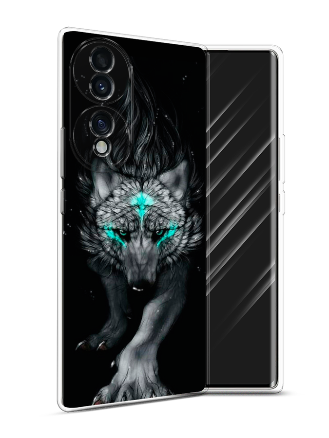 

Чехол Awog на Honor 70 "Волшебный волк", Разноцветный, 6108250-2