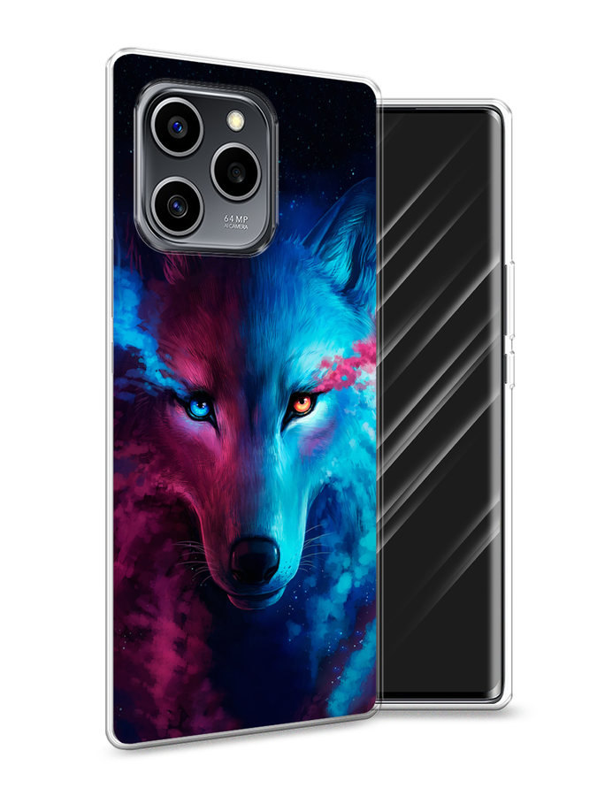

Чехол Awog на Honor 60 SE "Волшебный волк", Разноцветный, 6108050-1