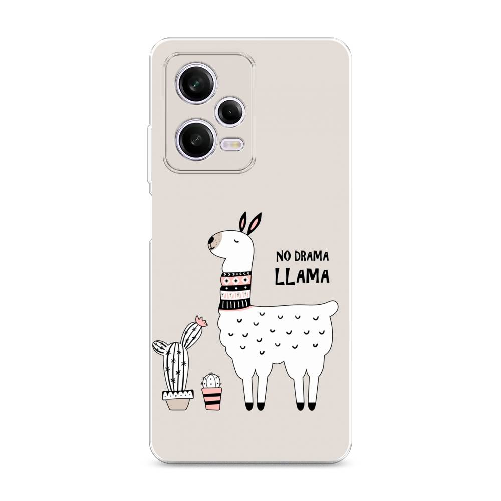 фото Чехол awog для xiaomi redmi note 12 pro "no drama llama"