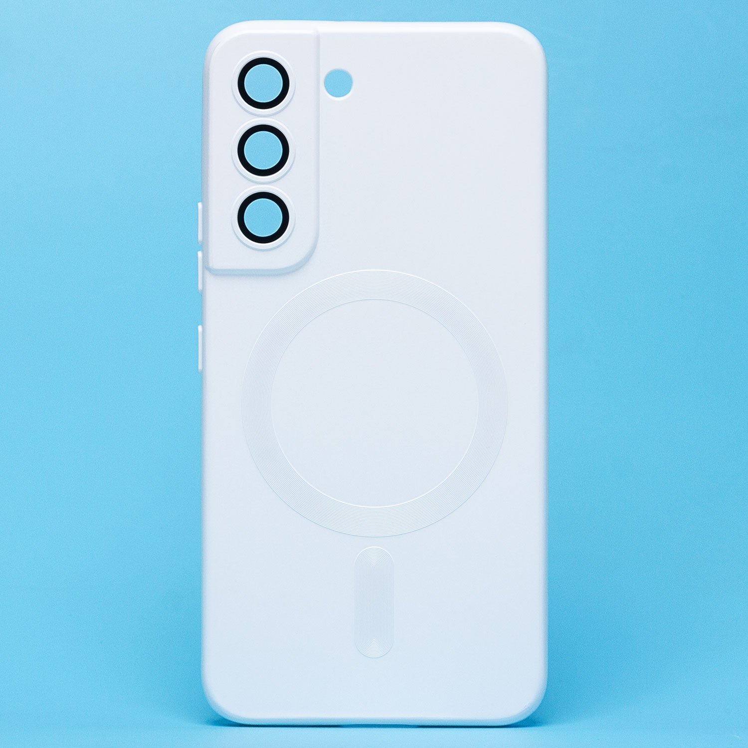

Чехол Samsung SM-S901B (Galaxy S22) силиконовый Matte MagSafe <белый>