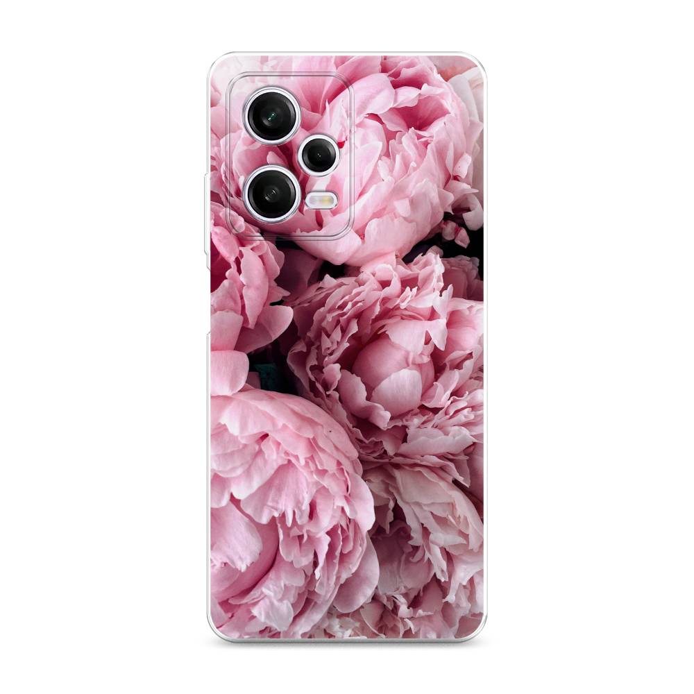 фото Чехол awog для xiaomi redmi note 12 pro "нежные пионы"