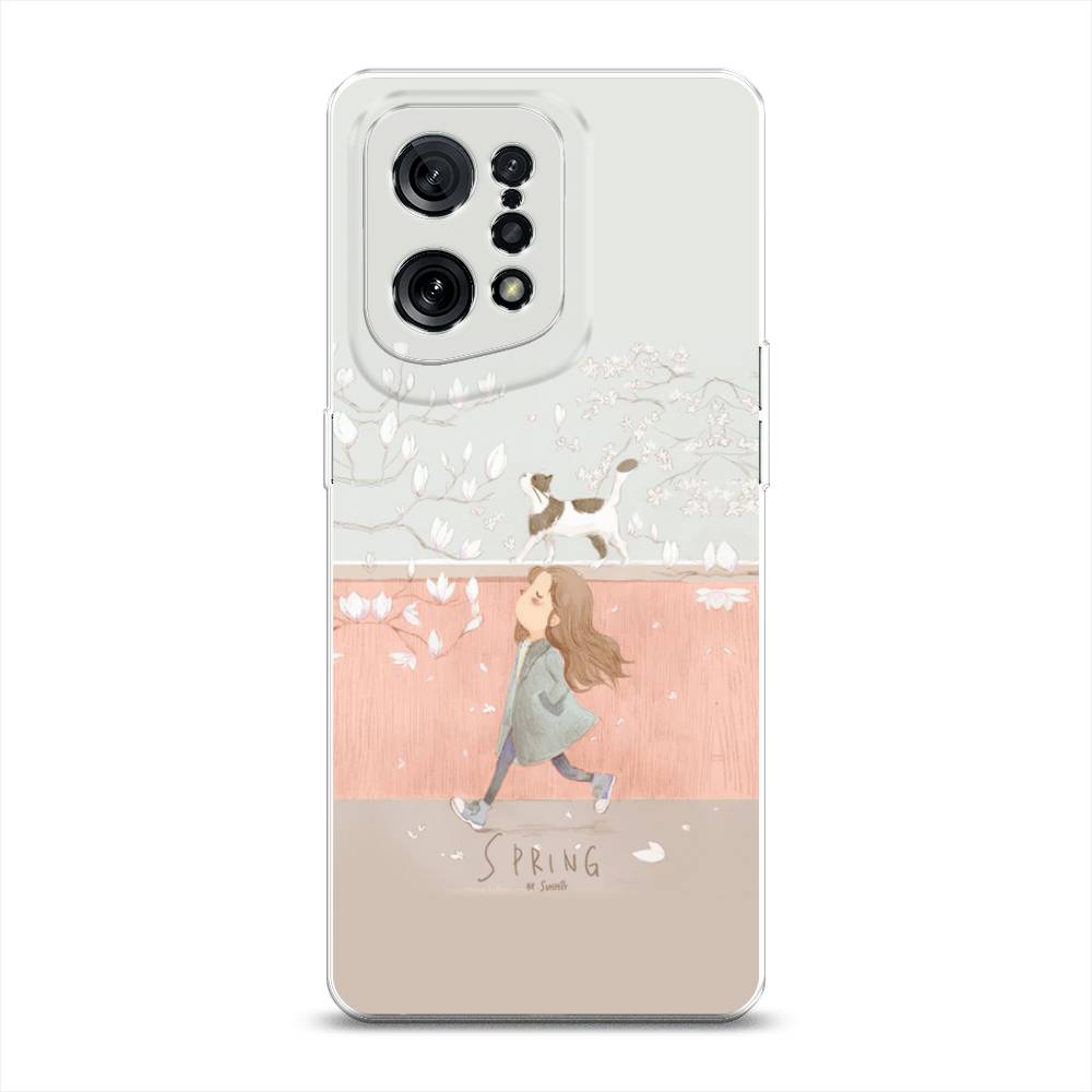 

Чехол Awog на Oppo Find X5 "Девочка-весна", Разноцветный, 259750-7