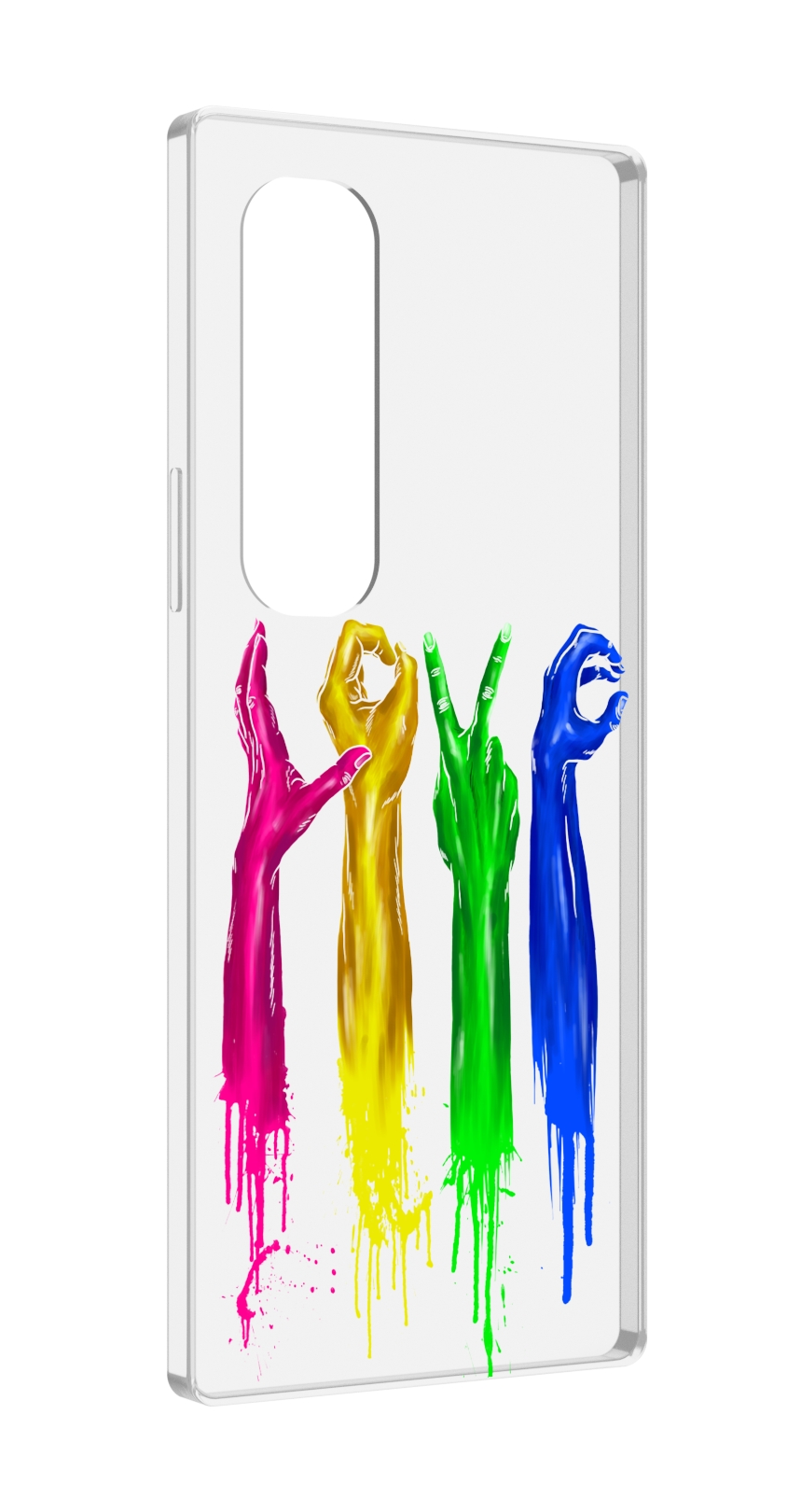 

Чехол MyPads яркие руки love для Samsung Galaxy Z Fold 4 (SM-F936), Прозрачный, Tocco