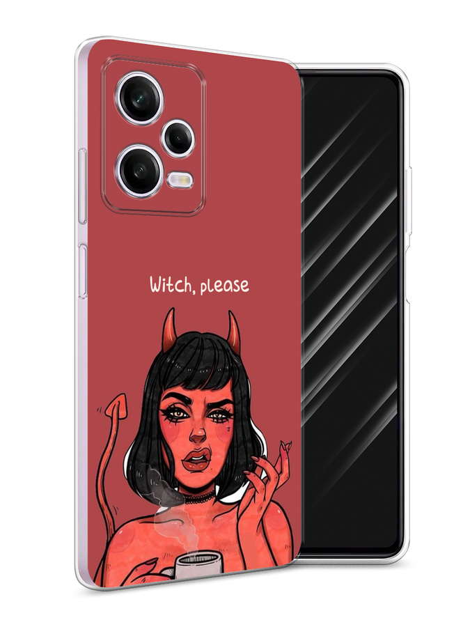 

Чехол Awog на Xiaomi Redmi Note 12 Pro "Evil Girl", Красный;черный, 317050-6