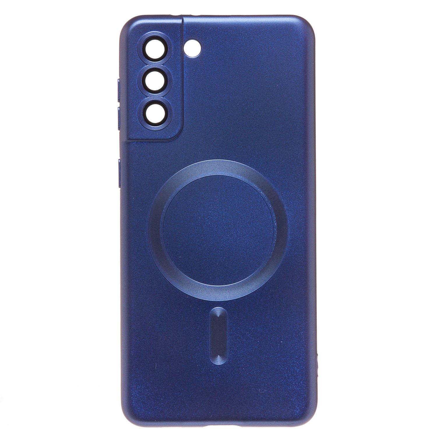 

Чехол Samsung SM-G996B (Galaxy S21 Plus) силиконовый Matte MagSafe <темно-синий>