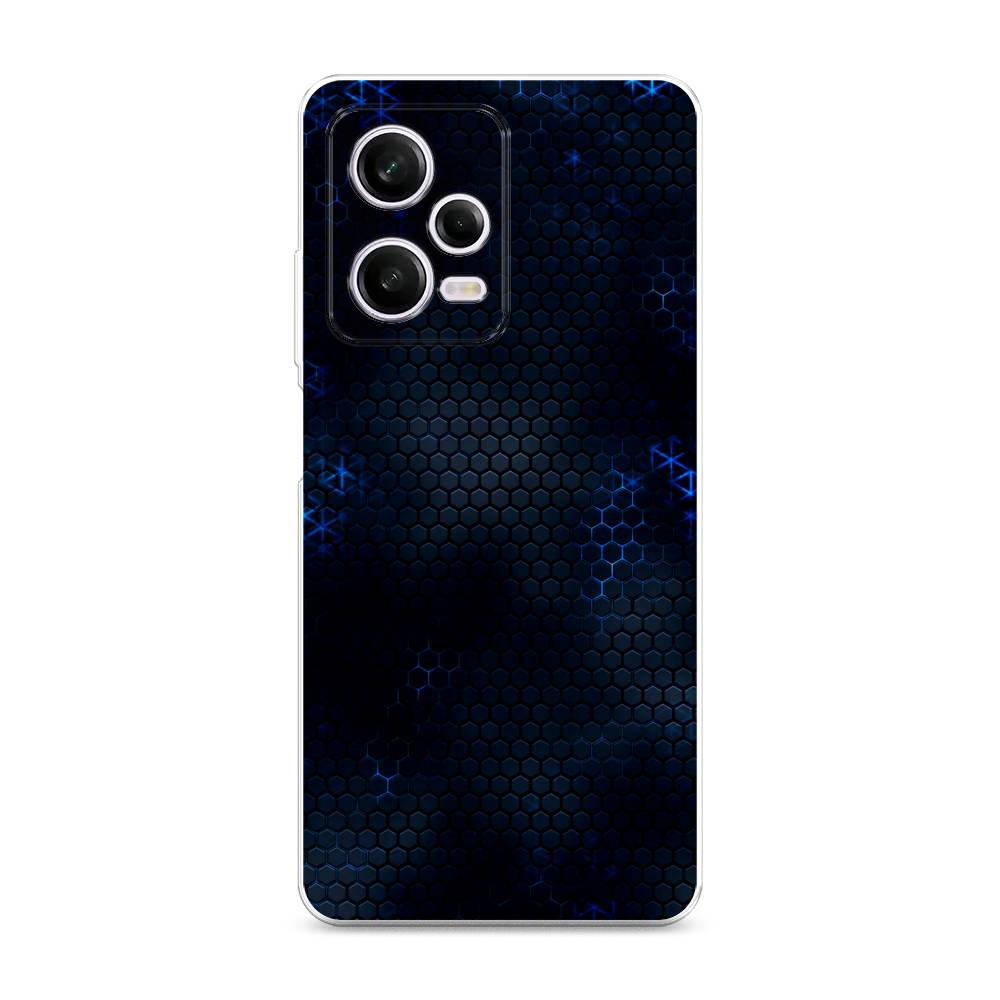 

Чехол Awog для Xiaomi Redmi Note 12 Pro "Фон соты синие", 317050-3