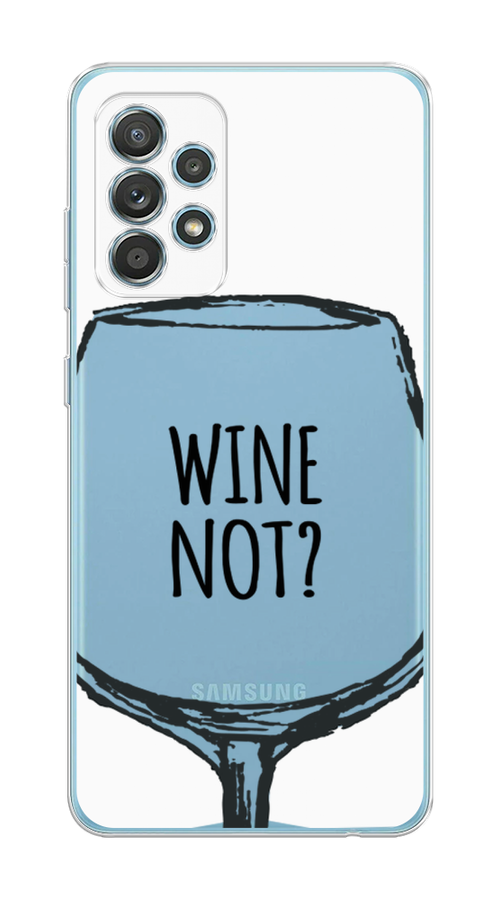 

Чехол на Samsung Galaxy A33 5G "Wine not white", Белый, 2104450-6