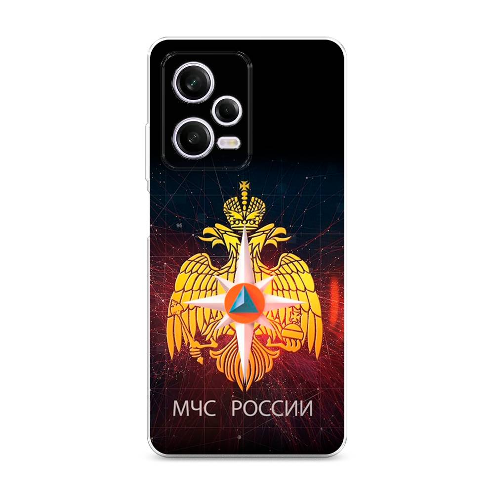 фото Чехол awog для xiaomi redmi note 12 pro "мчс россии"