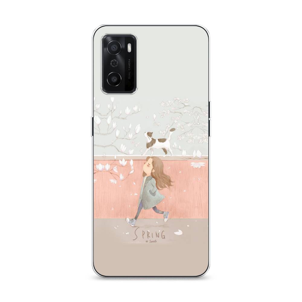 

Чехол Awog на Oppo A55s 5G "Девочка-весна", Разноцветный, 2510150-7