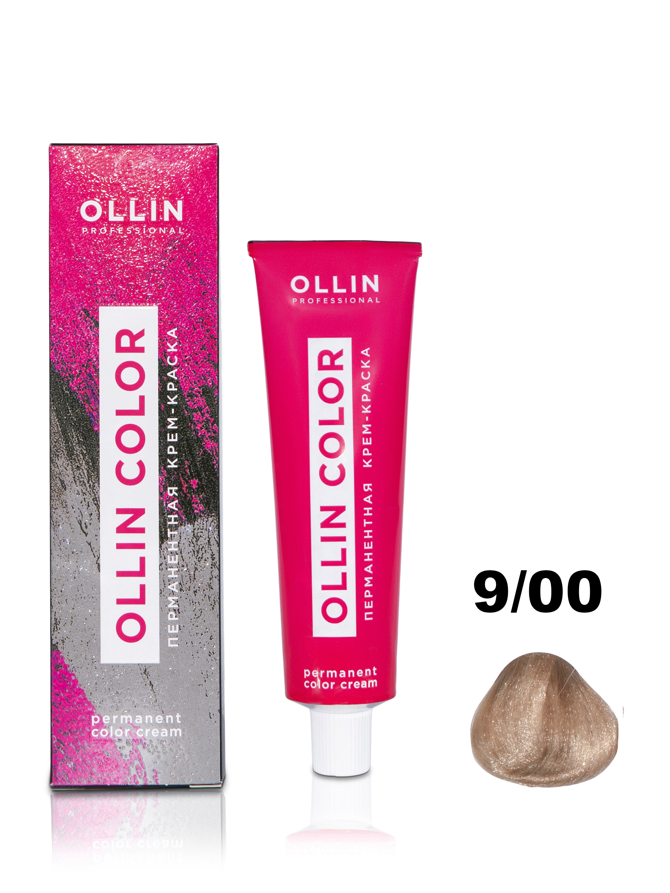 фото Крем-краска ollin professional ollin color для волос 9/00 блондин глубокий 100 мл