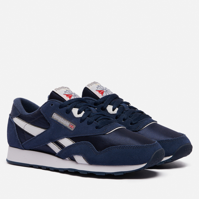 фото Кроссовки женские reebok classic nylon синие 37.5 eu