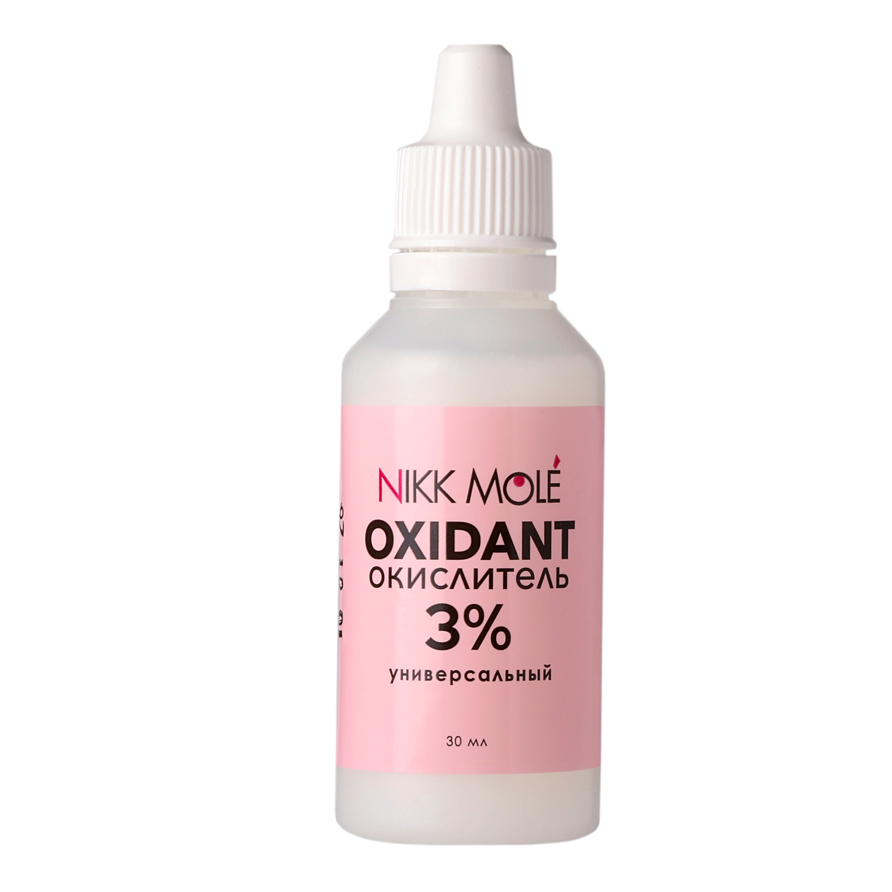 Окислитель Nikk Mole 3% кремовая эмульсия 30 мл набор пинцетов nikk mole 3 шт розовый