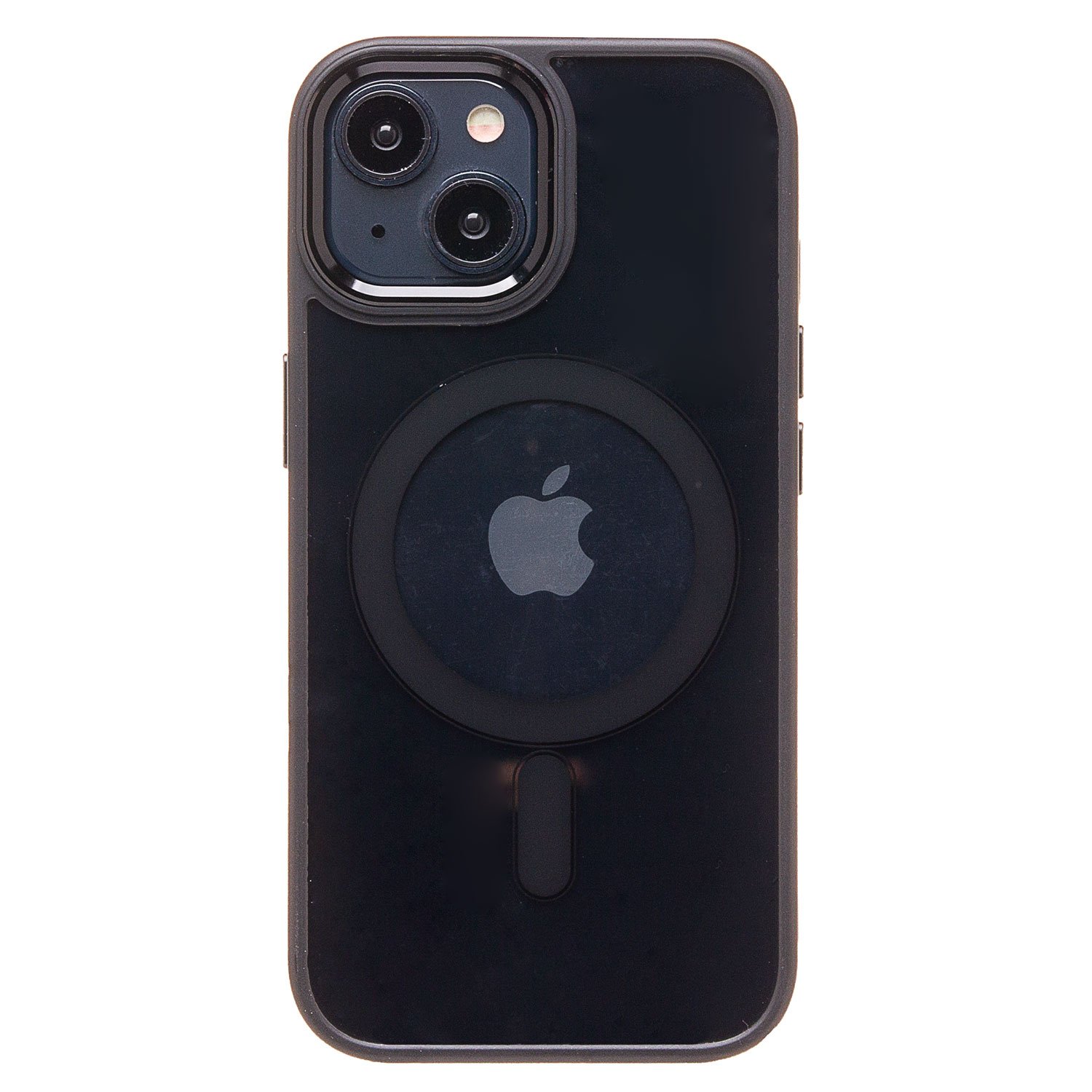 

Чехол iPhone 15 пластиковый MagSafe <черный>