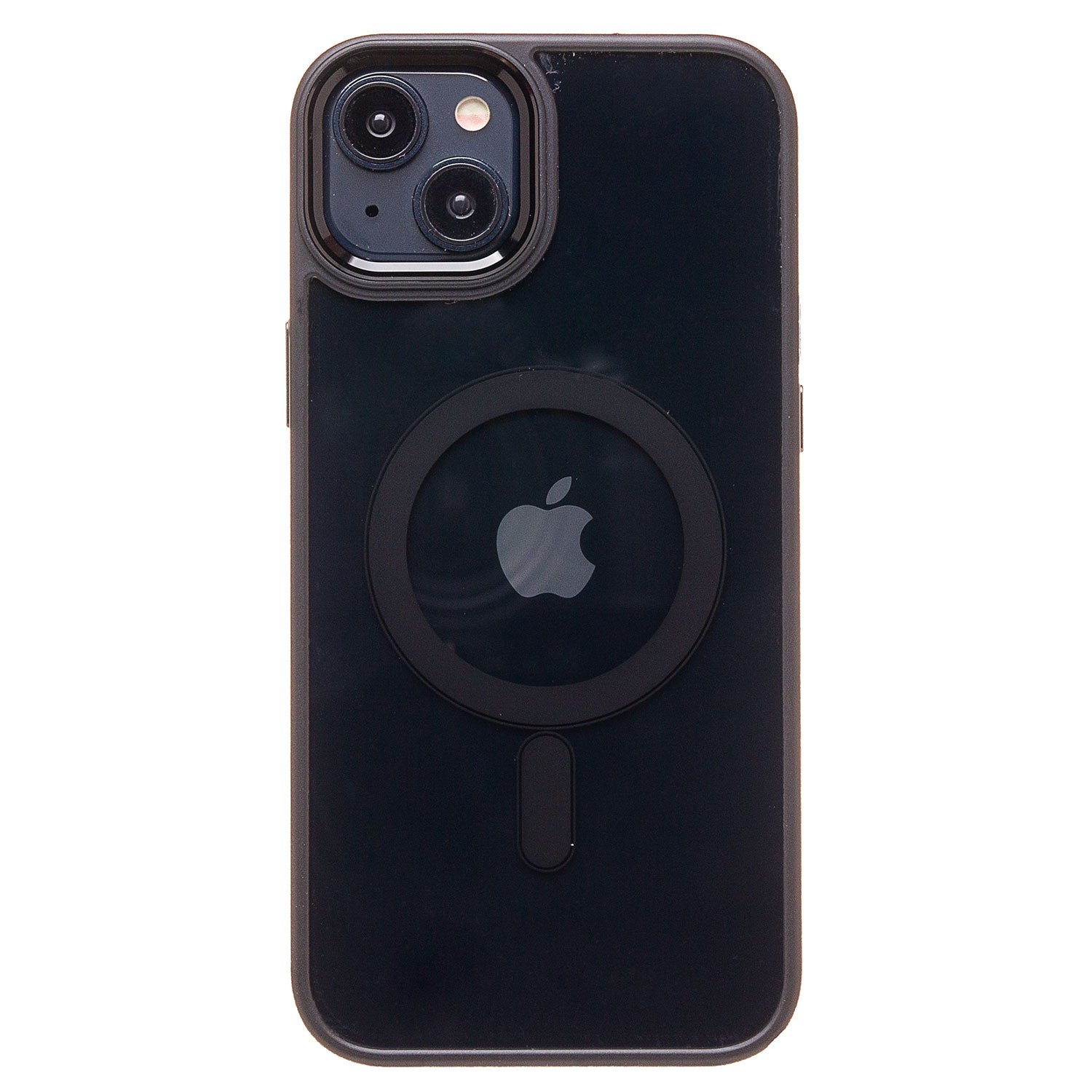 

Чехол iPhone 15 Plus пластиковый MagSafe <черный>