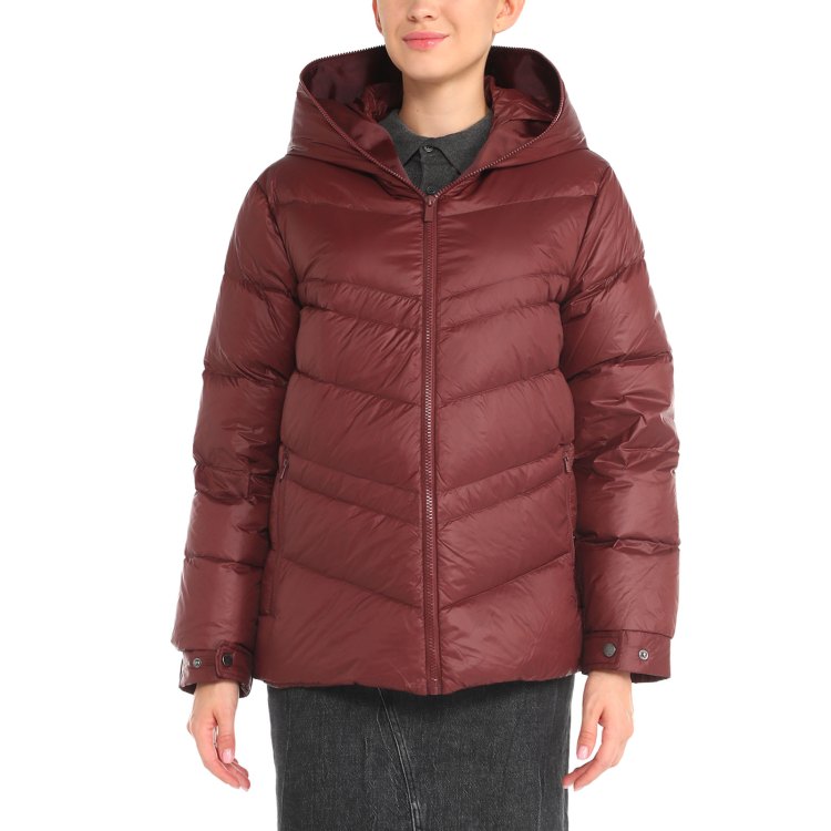 

Пуховик женский Maison David MLY012-1 коричневый XL, MLY012-1