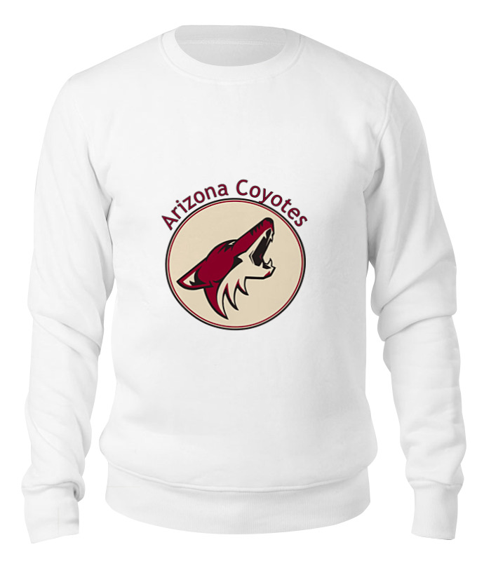 

Свитшот унисекс Printio Arizona coyotes белый XL, Arizona coyotes